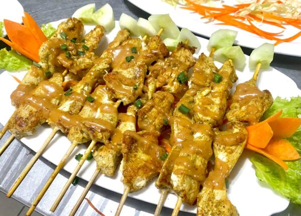Grilled chicken satay Harare Thai skewers Moo Ka Thai